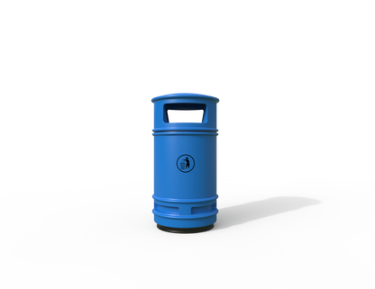 Copperfield Traditional Floor Mounted Bin 90L | Outdoor Litterbins |