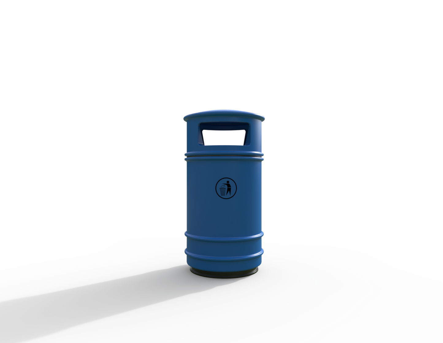 Copperfield Traditional Floor Mounted Bin 90L | Outdoor Litterbins |
