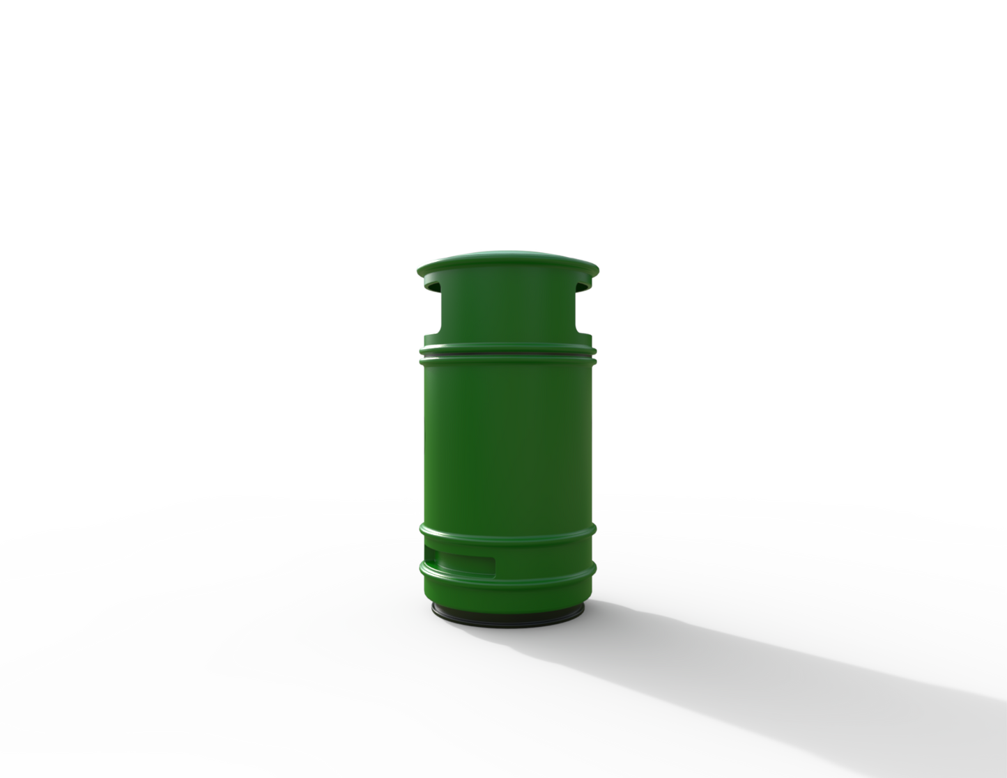 Copperfield Traditional Floor Mounted Bin 90L | Outdoor Litterbins |