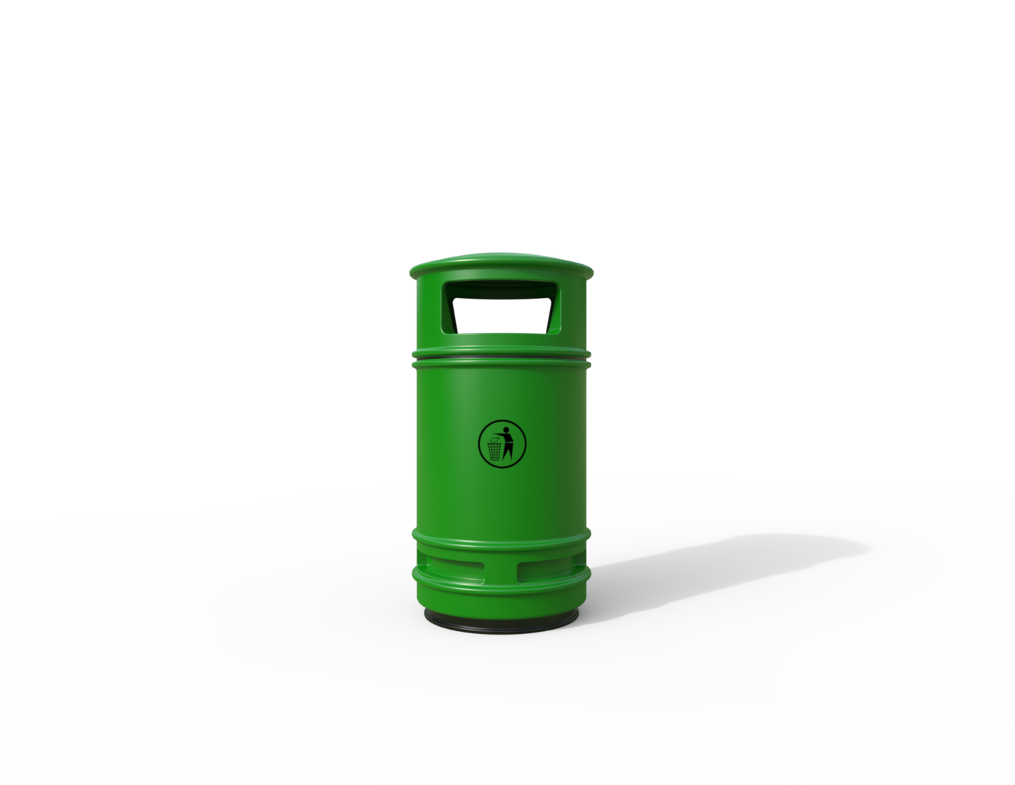 Copperfield Traditional Floor Mounted Bin 90L | Outdoor Litterbins |