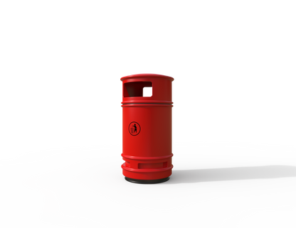 Copperfield Traditional Floor Mounted Bin 90L | Outdoor Litterbins |