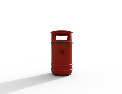 Copperfield Traditional Floor Mounted Bin 90L | Outdoor Litterbins |
