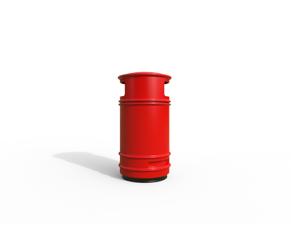 Copperfield Traditional Floor Mounted Bin 90L | Outdoor Litterbins |