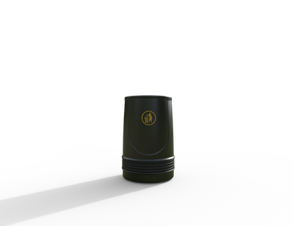 Falcon Traditional Floor Mounted Litter Bin 90L | Outdoor Litterbins |