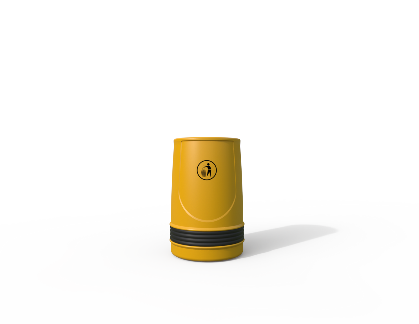 Falcon Traditional Floor Mounted Litter Bin 90L | Outdoor Litterbins |