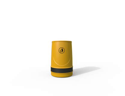 Falcon Traditional Floor Mounted Litter Bin 90L | Outdoor Litterbins |