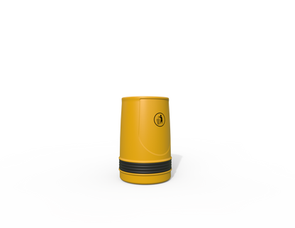 Falcon Traditional Floor Mounted Litter Bin 90L | Outdoor Litterbins |
