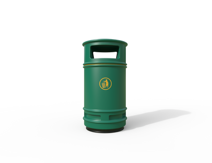 Copperfield Traditional Floor Mounted Bin 90L | Outdoor Litterbins |