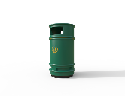 Copperfield Traditional Floor Mounted Bin 90L | Outdoor Litterbins |