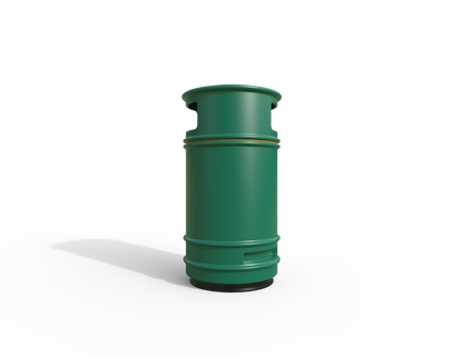 Copperfield Traditional Floor Mounted Bin 90L | Outdoor Litterbins |