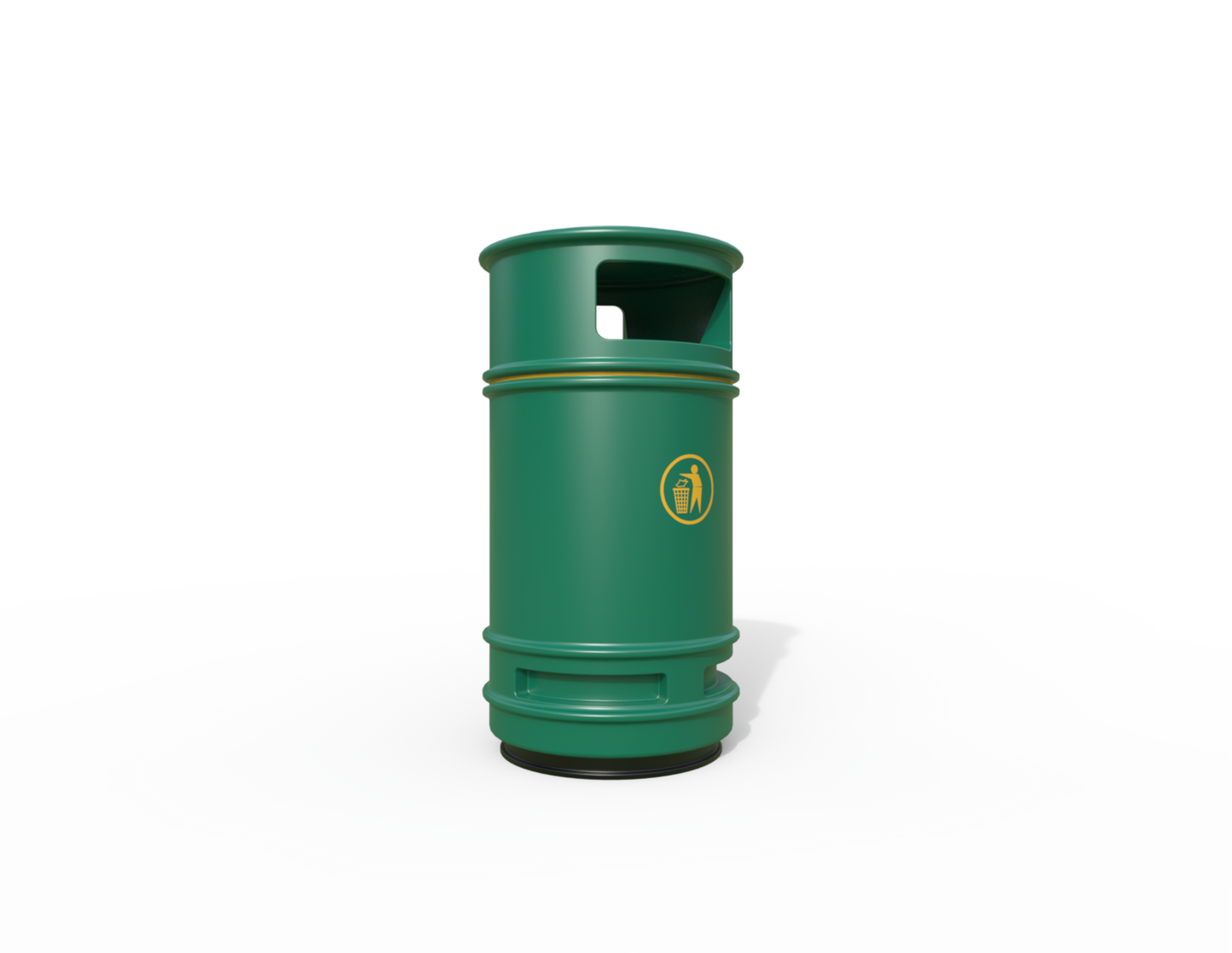 Copperfield Traditional Floor Mounted Bin 90L | Outdoor Litterbins |
