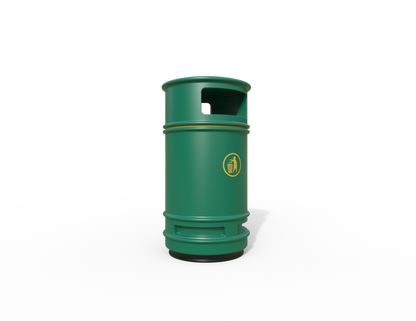 Copperfield Traditional Floor Mounted Bin 90L | Outdoor Litterbins |