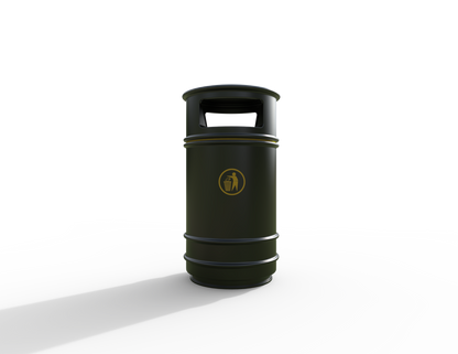 Copperfield Traditional Floor Mounted Bin 90L | Outdoor Litterbins |