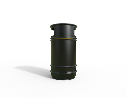 Copperfield Traditional Floor Mounted Bin 90L | Outdoor Litterbins |