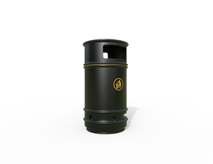 Copperfield Traditional Floor Mounted Bin 90L | Outdoor Litterbins |