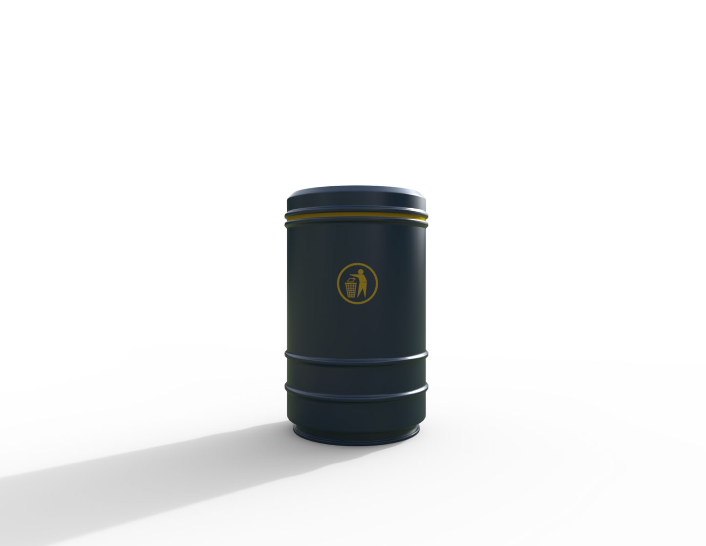 Pickwick Traditional Floor Mount Litter Bin 90L | Outdoor Litterbins |