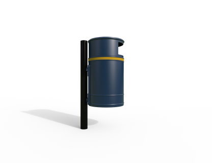 Nickleby Traditional Post Mount Litter Bin 40L | Outdoor Litterbins |