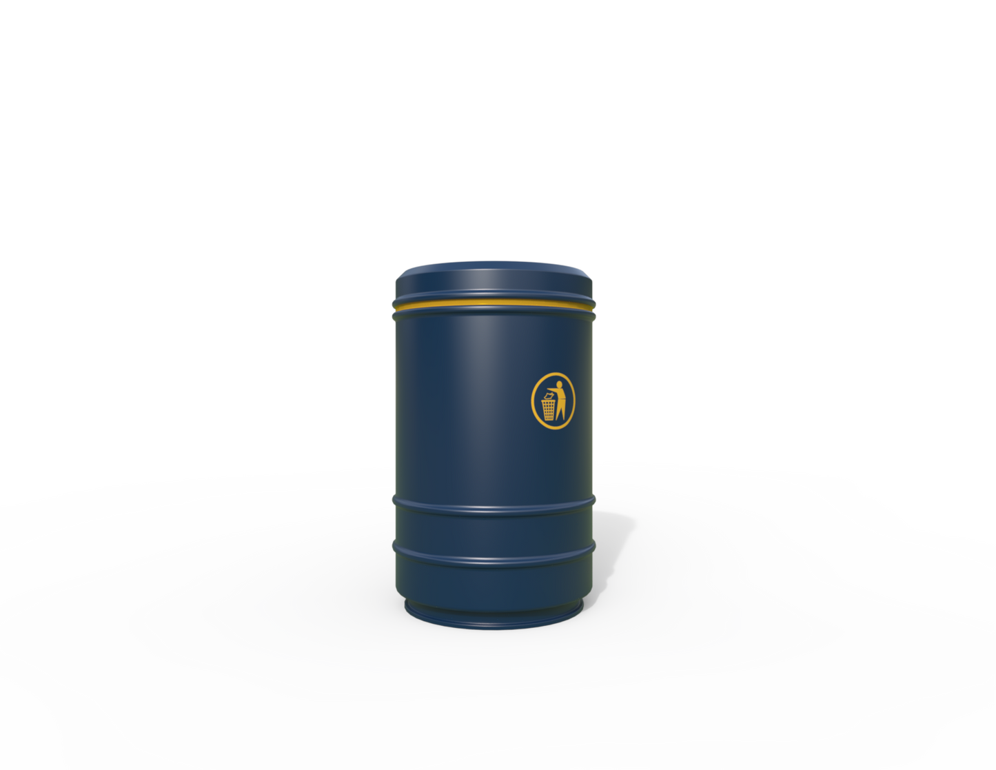 Pickwick Traditional Floor Mount Litter Bin 90L | Outdoor Litterbins |