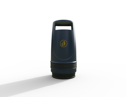Merlin Traditional Floor Mounted Litter Bin 90L | Outdoor Litterbins |