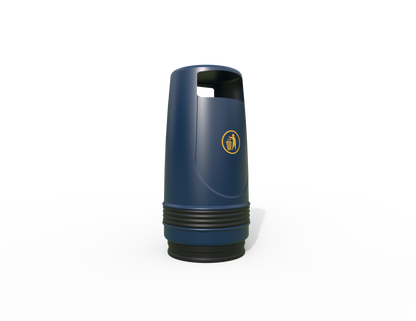 Merlin Traditional Floor Mounted Litter Bin 90L | Outdoor Litterbins |