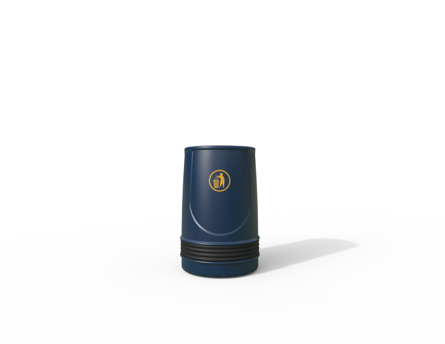 Falcon Traditional Floor Mounted Litter Bin 90L | Outdoor Litterbins |