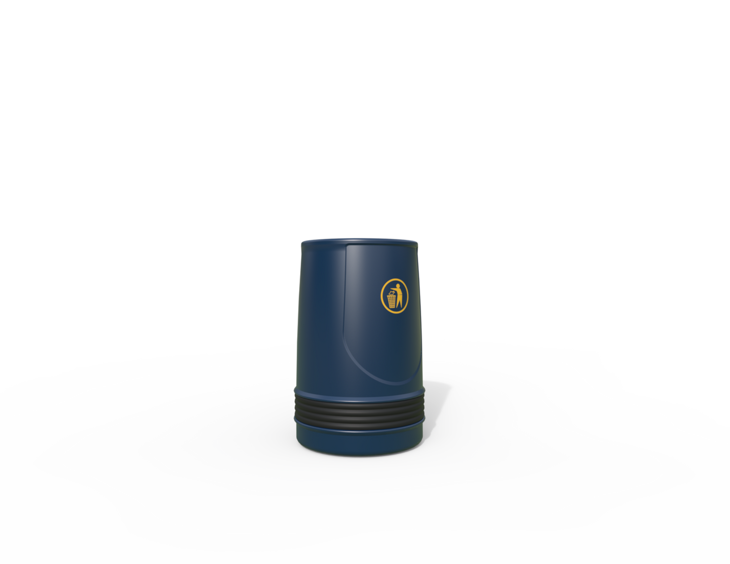Falcon Traditional Floor Mounted Litter Bin 90L | Outdoor Litterbins |