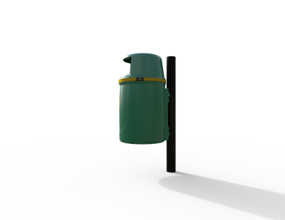 Osprey Traditional Post Mounted Litter Bin 40L | Outdoor Litterbins |