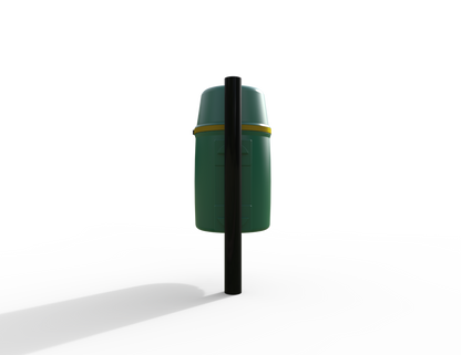 Osprey Traditional Post Mounted Litter Bin 40L | Outdoor Litterbins |