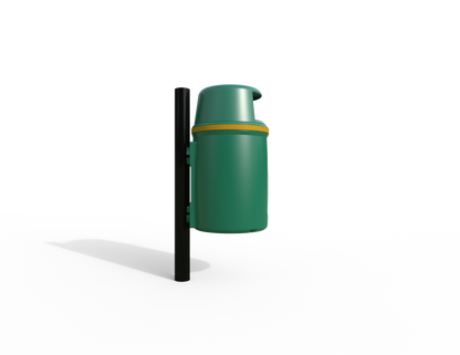 Osprey Traditional Post Mounted Litter Bin 40L | Outdoor Litterbins |