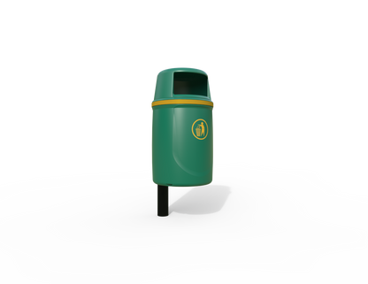 Osprey Traditional Post Mounted Litter Bin 40L | Outdoor Litterbins |