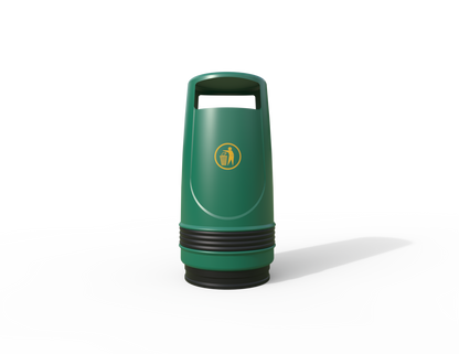 Merlin Traditional Floor Mounted Litter Bin 90L | Outdoor Litterbins |