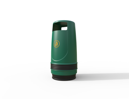 Merlin Traditional Floor Mounted Litter Bin 90L | Outdoor Litterbins |