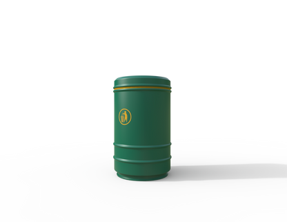 Pickwick Traditional Floor Mount Litter Bin 90L | Outdoor Litterbins |
