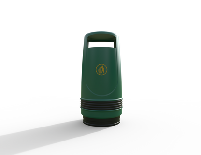 Merlin Traditional Floor Mounted Litter Bin 90L | Outdoor Litterbins |