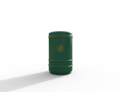 Pickwick Traditional Floor Mount Litter Bin 90L | Outdoor Litterbins |