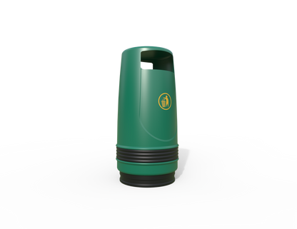 Merlin Traditional Floor Mounted Litter Bin 90L | Outdoor Litterbins |