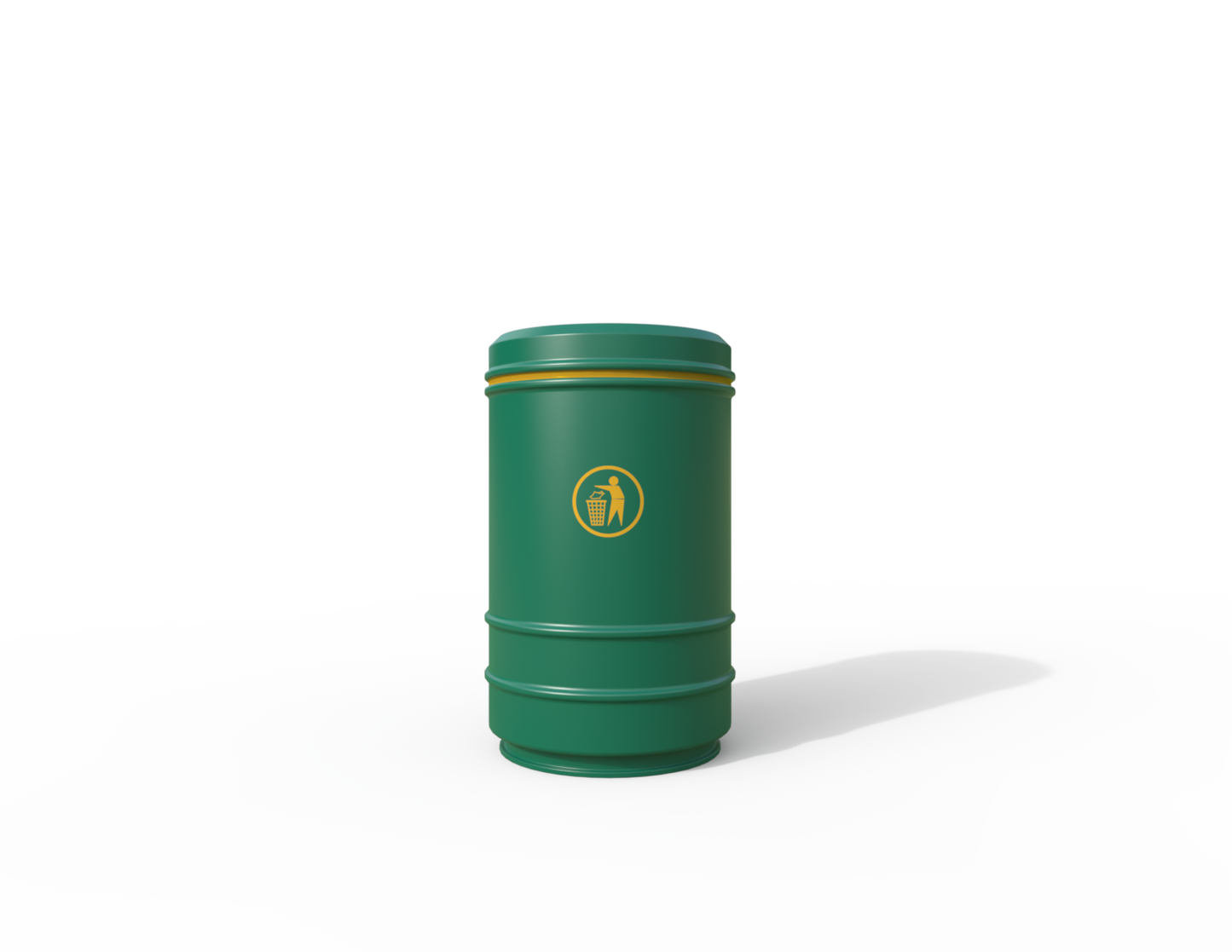 Pickwick Traditional Floor Mount Litter Bin 90L | Outdoor Litterbins |