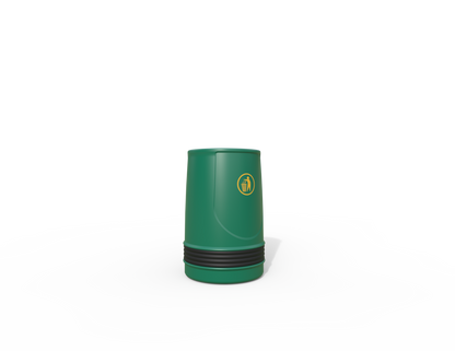 Falcon Traditional Floor Mounted Litter Bin 90L | Outdoor Litterbins |
