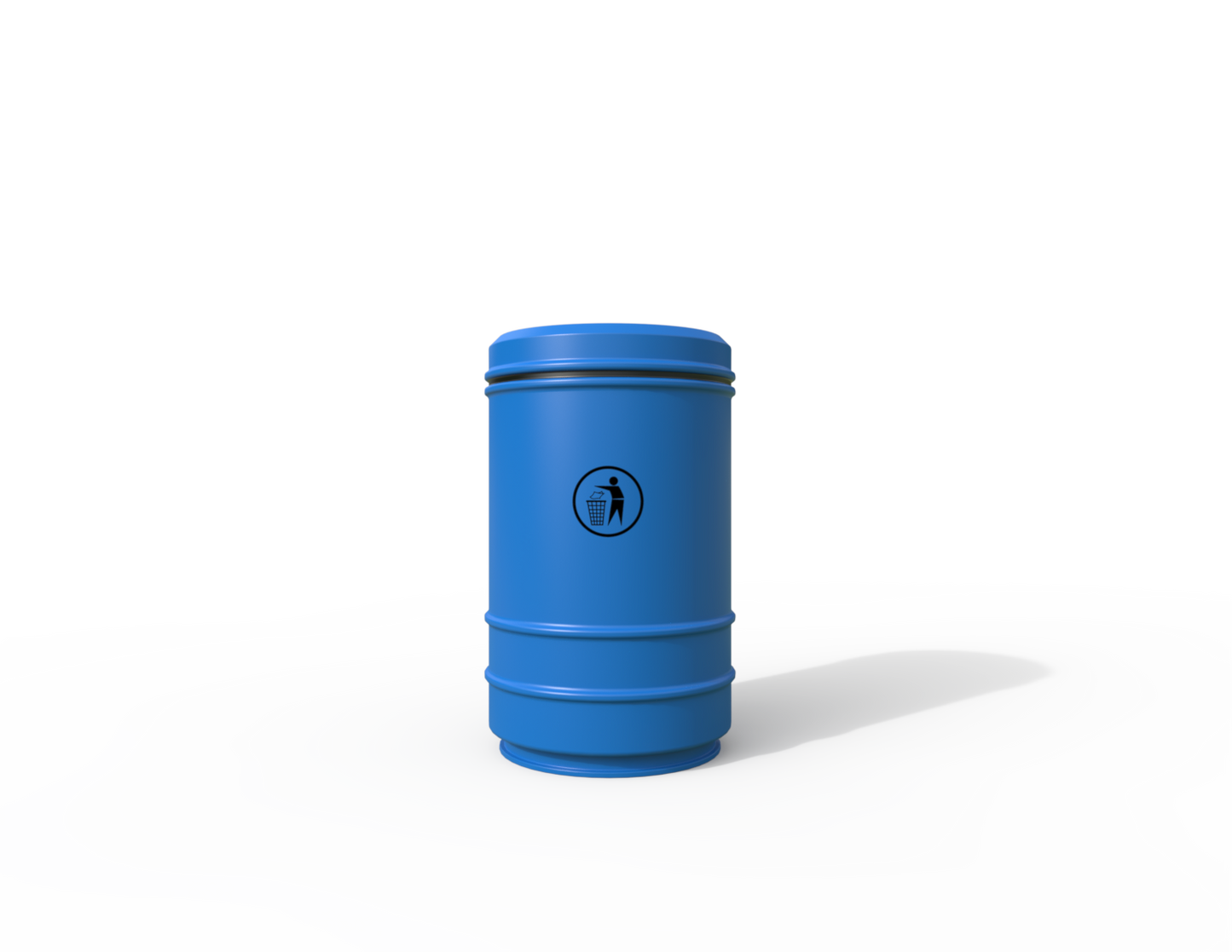 Pickwick Traditional Floor Mount Litter Bin 90L | Outdoor Litterbins |