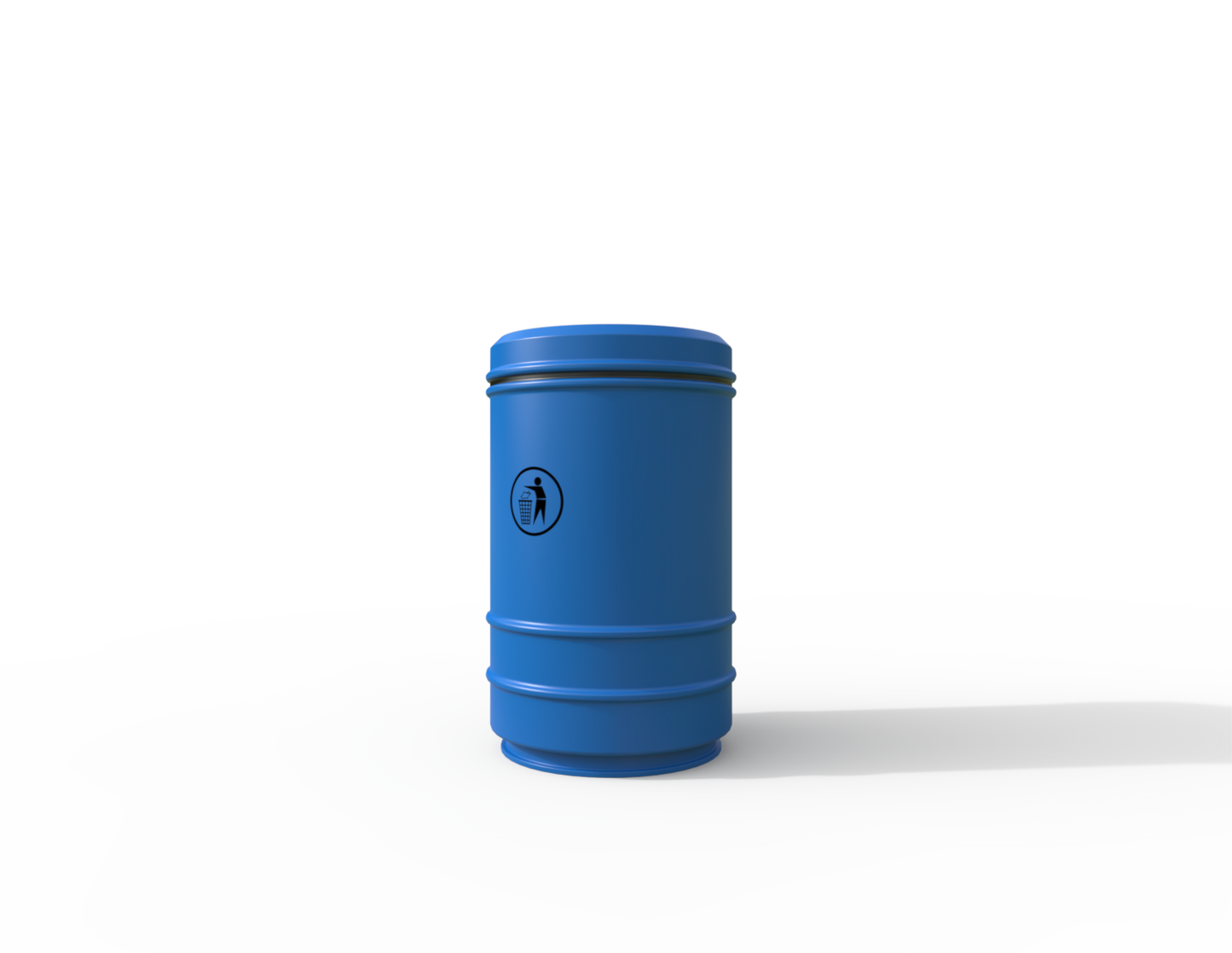 Pickwick Traditional Floor Mount Litter Bin 90L | Outdoor Litterbins |