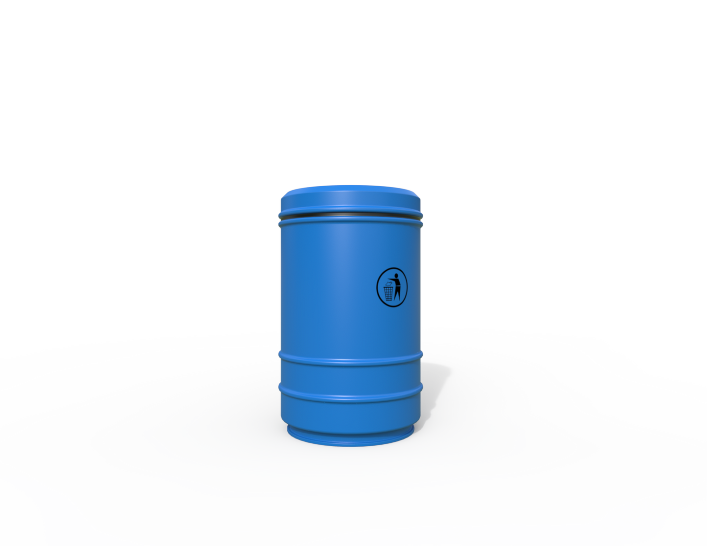Pickwick Traditional Floor Mount Litter Bin 90L | Outdoor Litterbins |