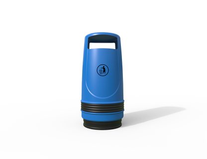 Merlin Traditional Floor Mounted Litter Bin 90L | Outdoor Litterbins |