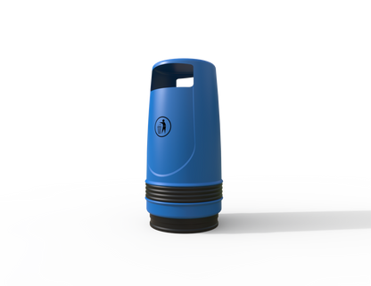 Merlin Traditional Floor Mounted Litter Bin 90L | Outdoor Litterbins |
