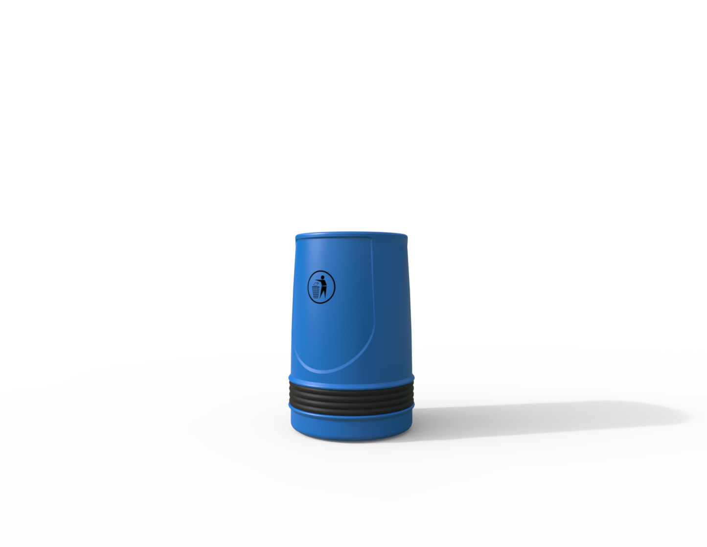 Falcon Traditional Floor Mounted Litter Bin 90L | Outdoor Litterbins |
