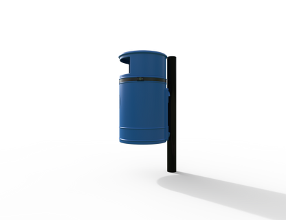 Nickleby Traditional Post Mount Litter Bin 40L | Outdoor Litterbins |