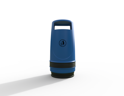 Merlin Traditional Floor Mounted Litter Bin 90L | Outdoor Litterbins |