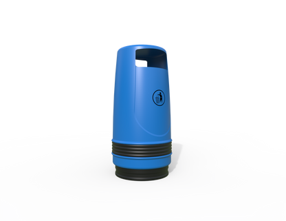 Merlin Traditional Floor Mounted Litter Bin 90L | Outdoor Litterbins |
