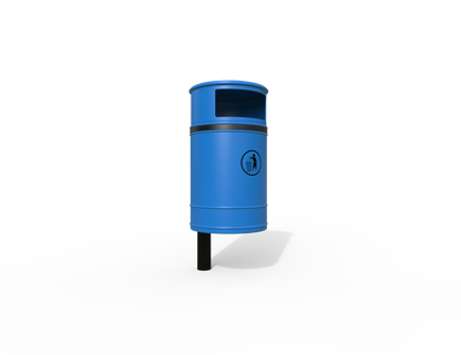 Nickleby Traditional Post Mount Litter Bin 40L | Outdoor Litterbins |