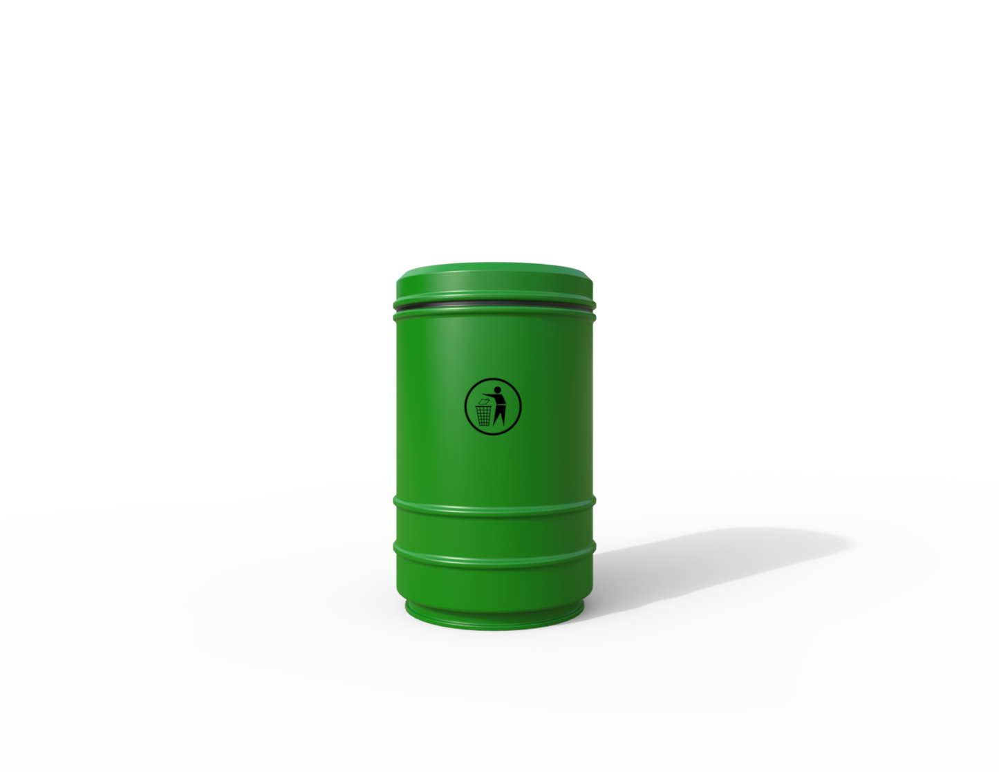 Pickwick Traditional Floor Mount Litter Bin 90L | Outdoor Litterbins |
