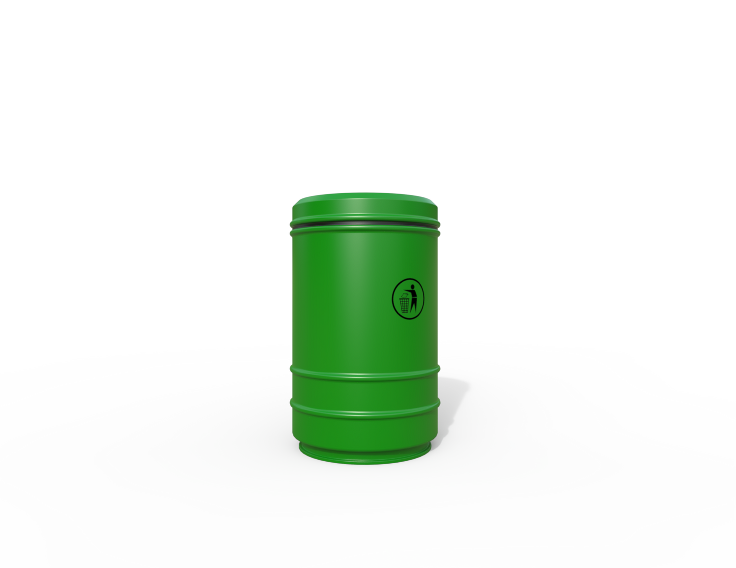 Pickwick Traditional Floor Mount Litter Bin 90L | Outdoor Litterbins |
